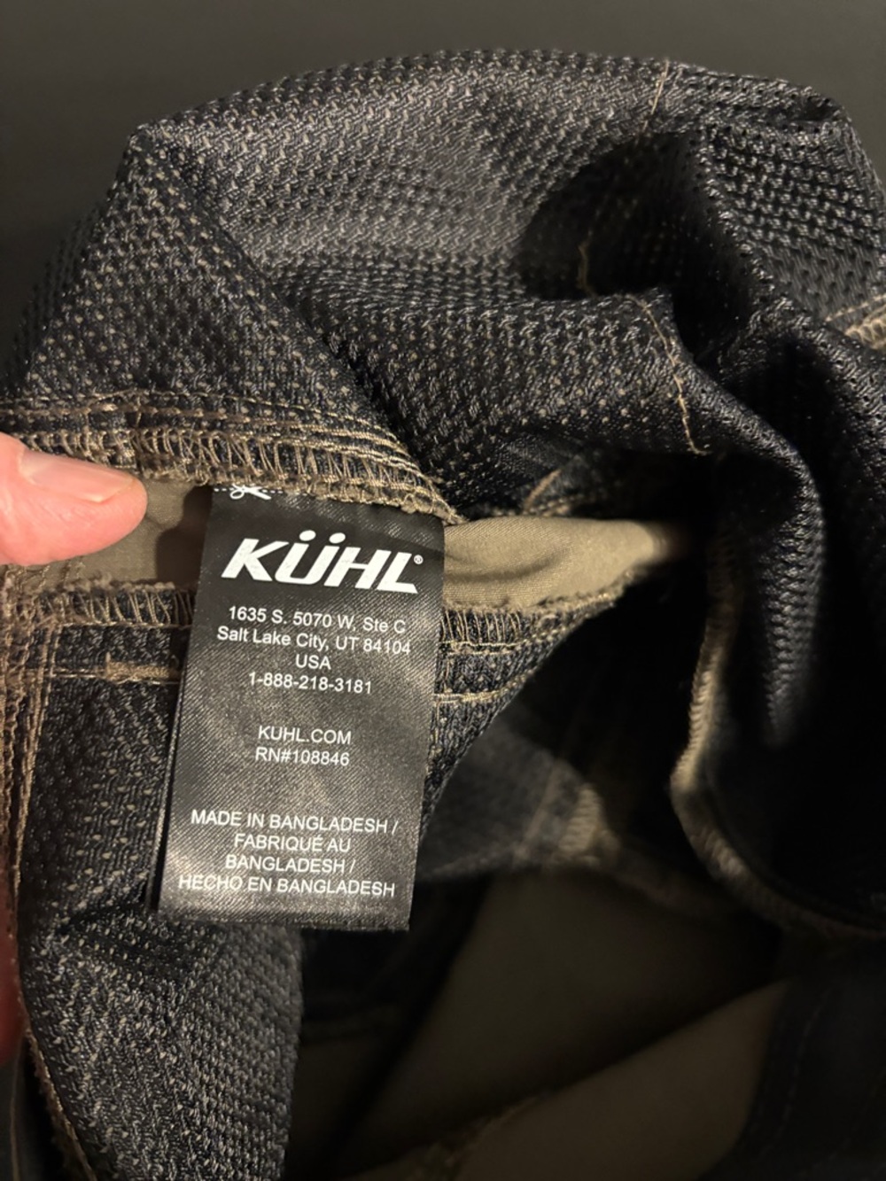 Kuhl Men's Renegade Shorts in Olive - Picture 7 of 7